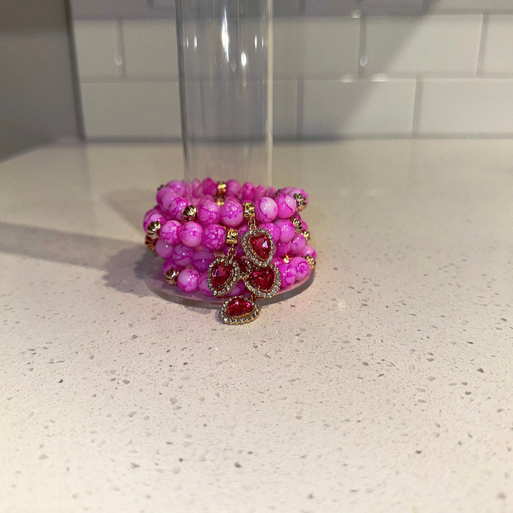 Rosé KISS Beaded