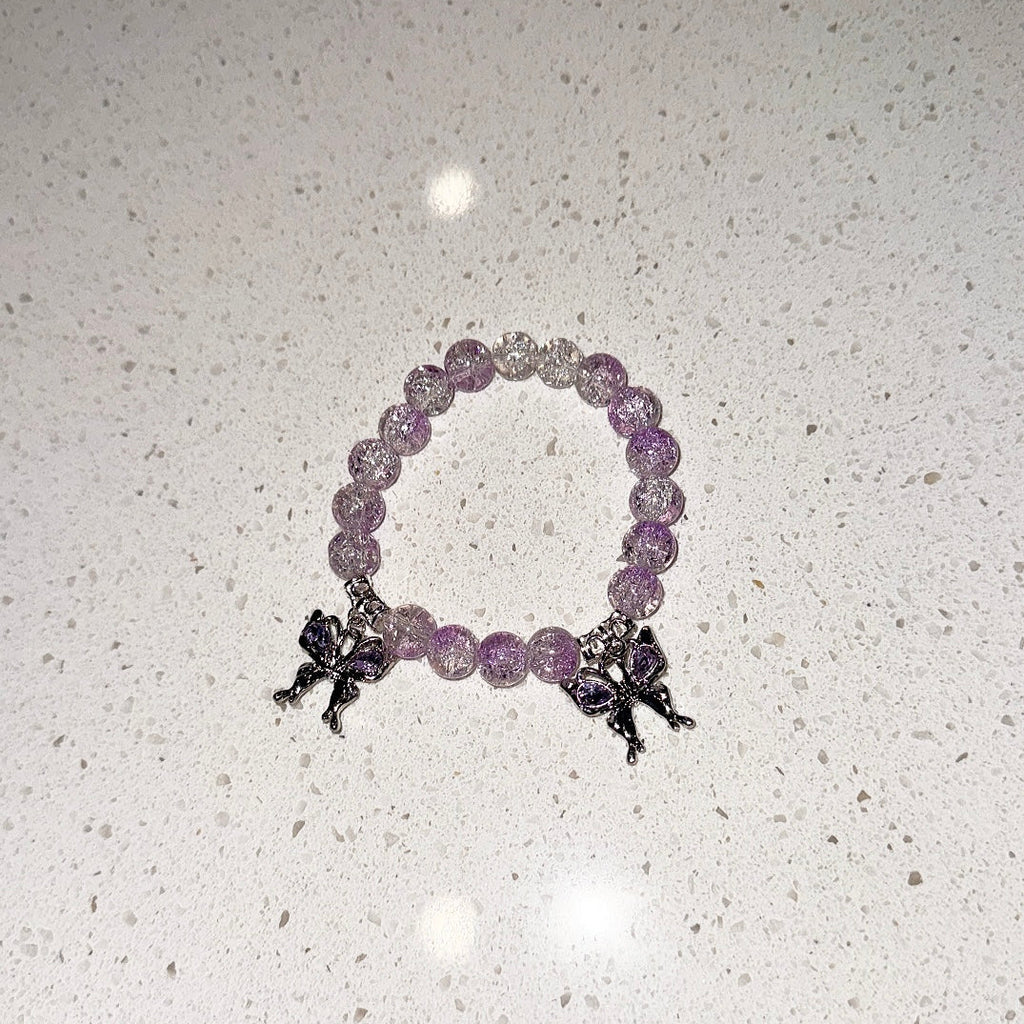 Purple Cackle Beaded