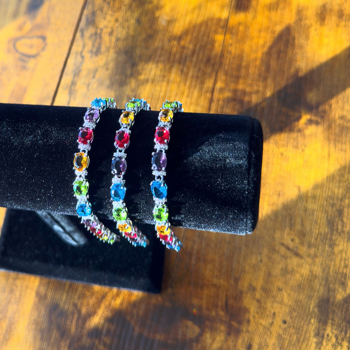 Silver Multicolored Bracelet