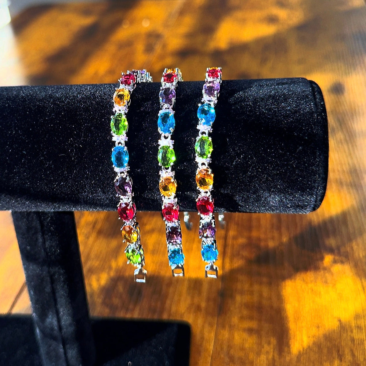 Silver Multicolored Bracelet