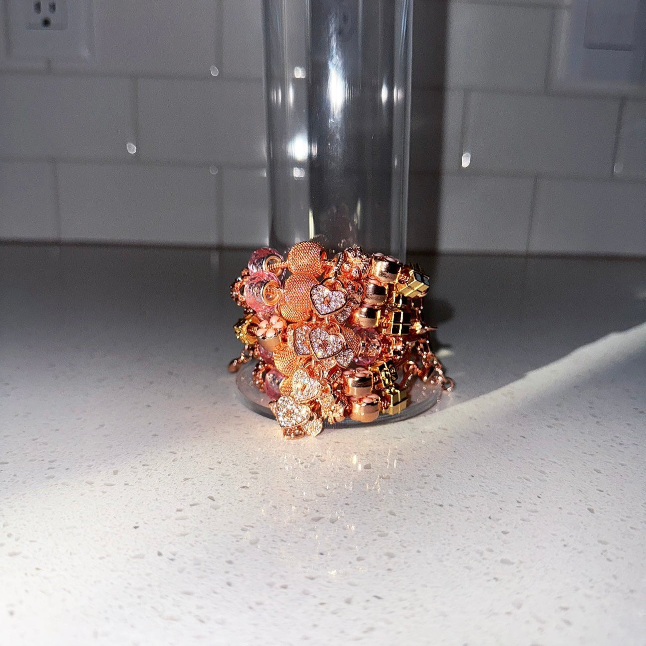 Rose Gold Charm Bracelet