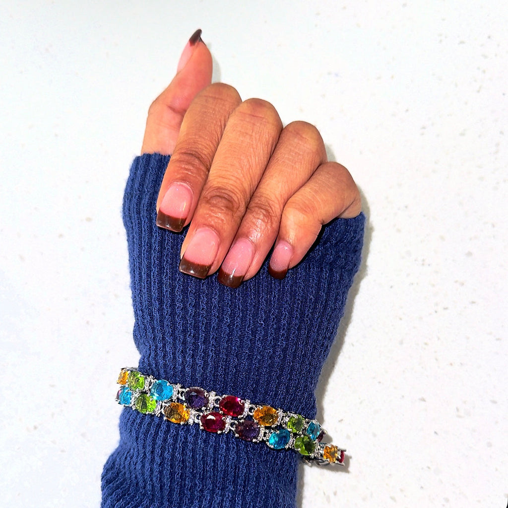 Silver Multicolored Bracelet