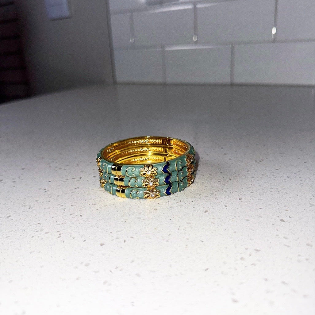 Light Blue Dynasty Bangle