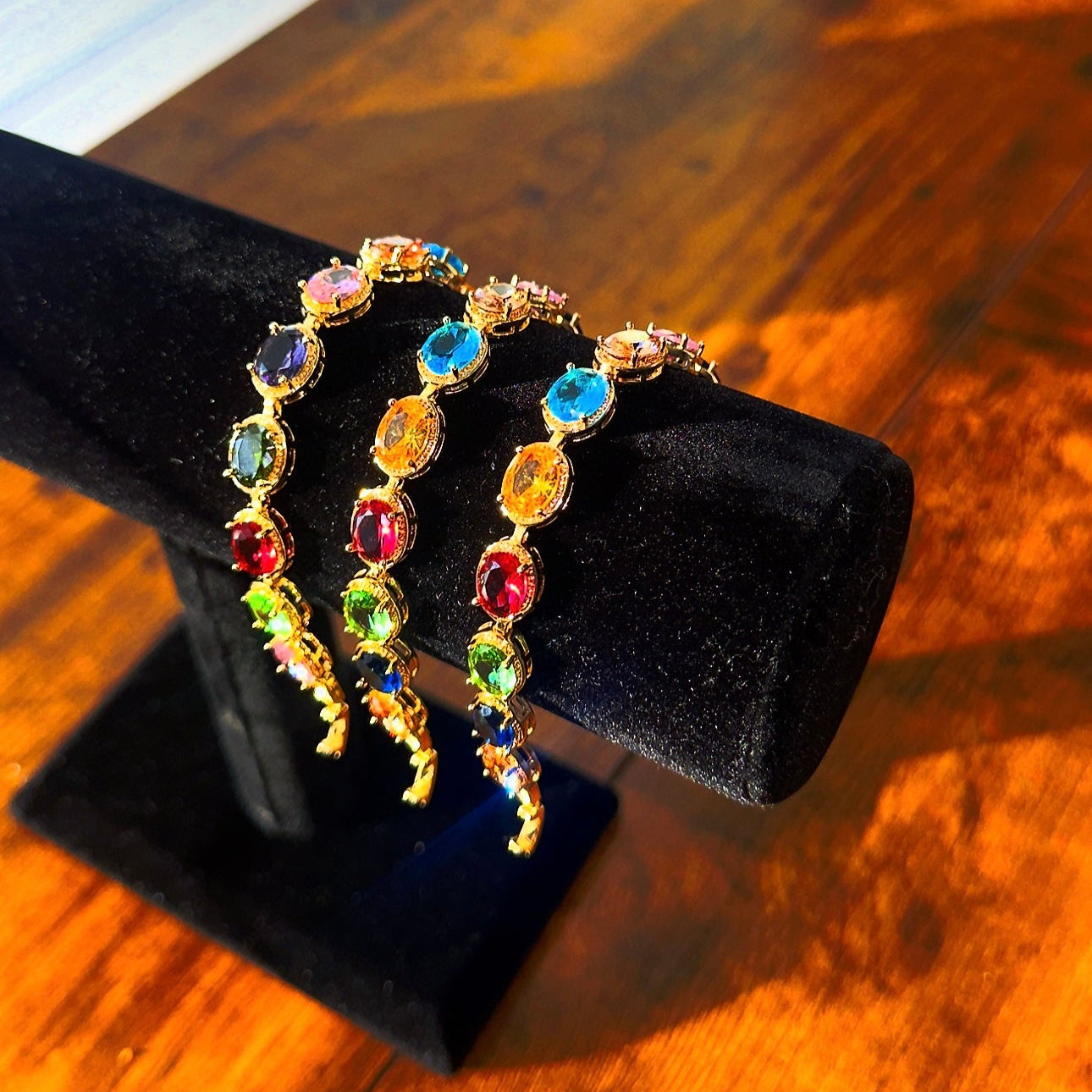 Gold Multi Colored Bracelet
