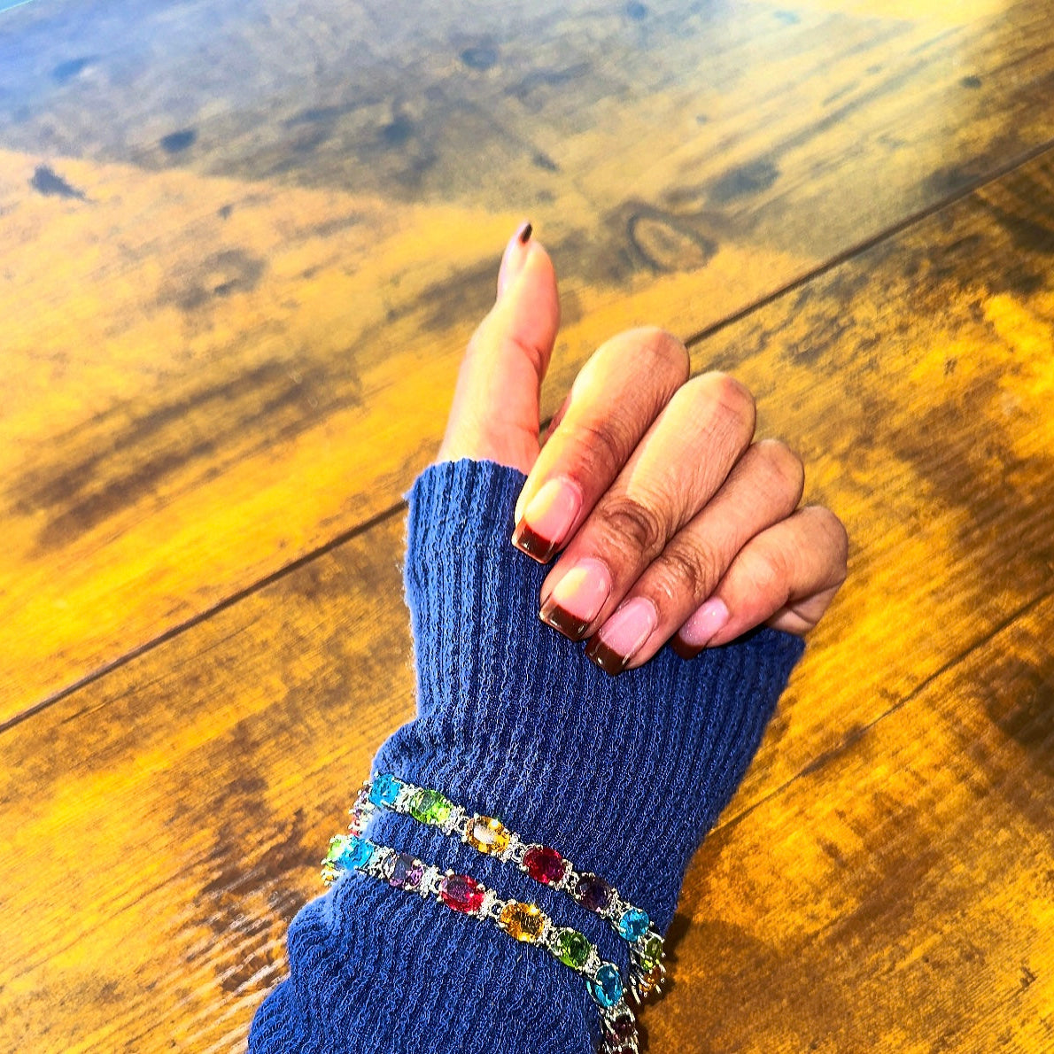 Silver Multicolored Bracelet