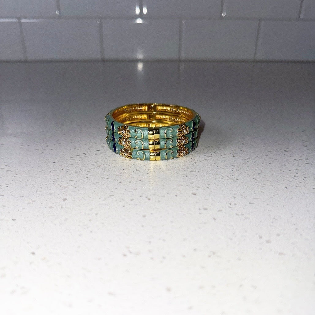 Light Blue Dynasty Bangle