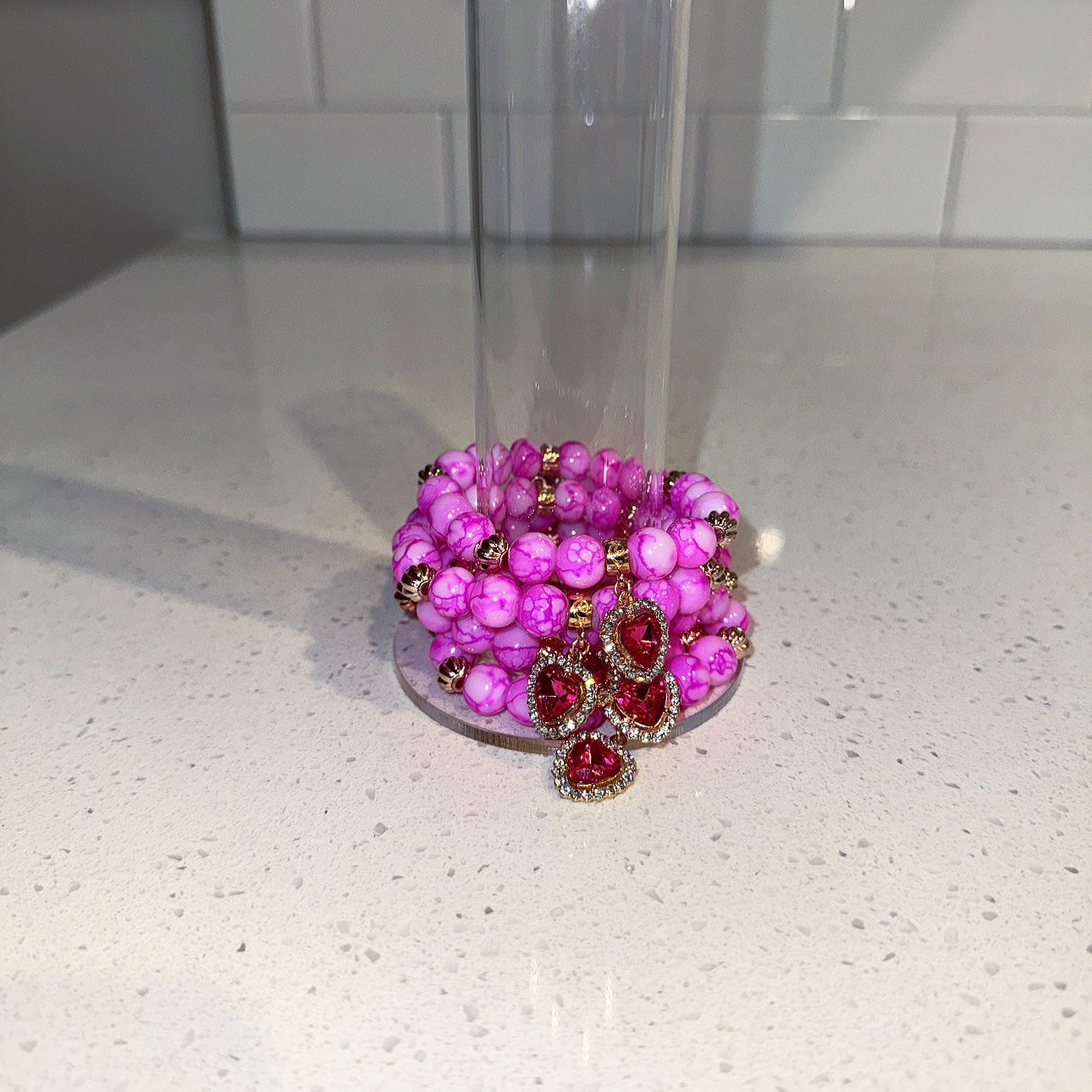 Rosé KISS Beaded