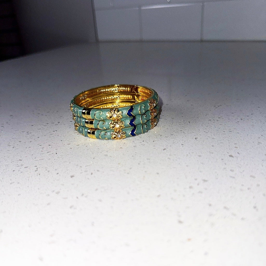 Light Blue Dynasty Bangle
