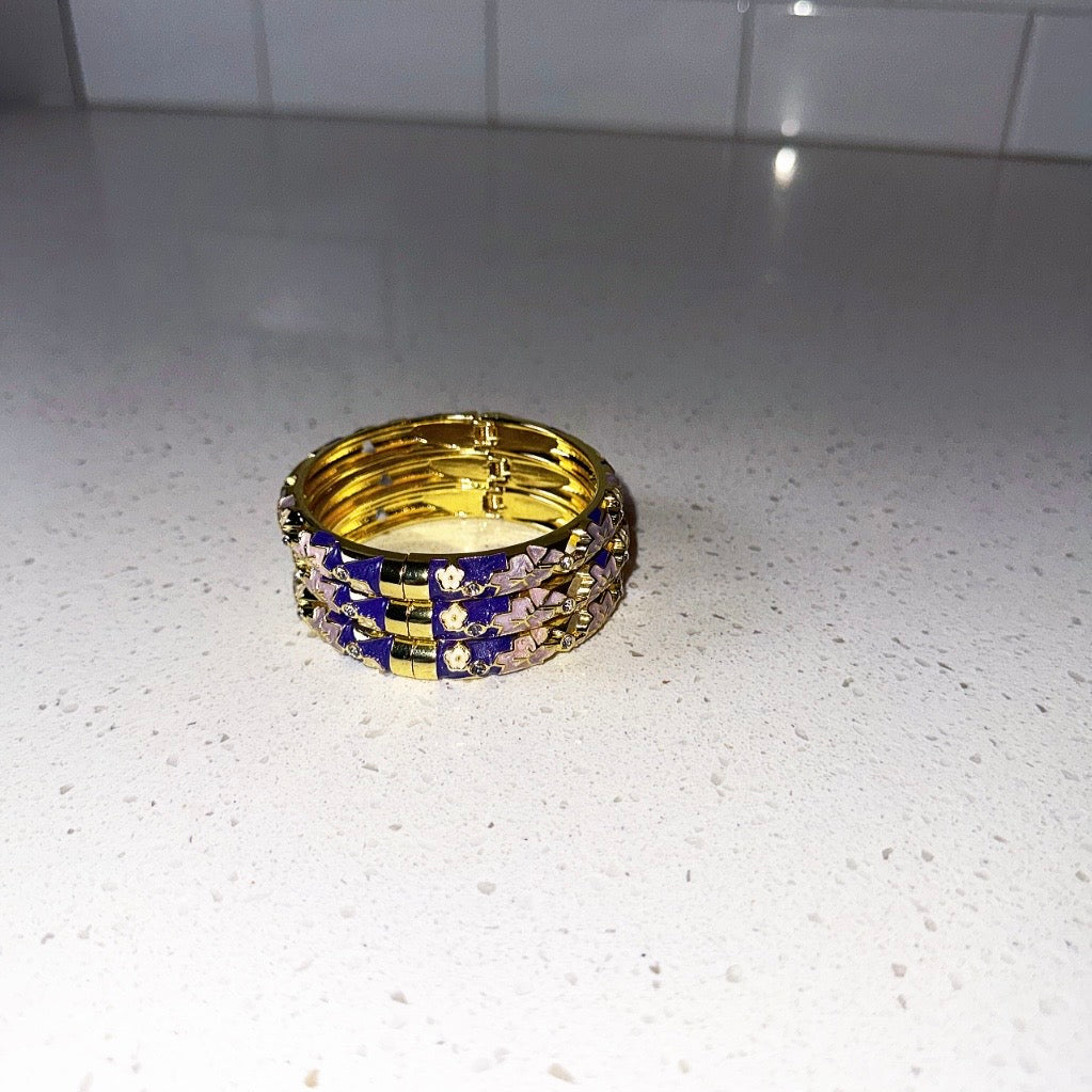 Purple Dynasty Bangle