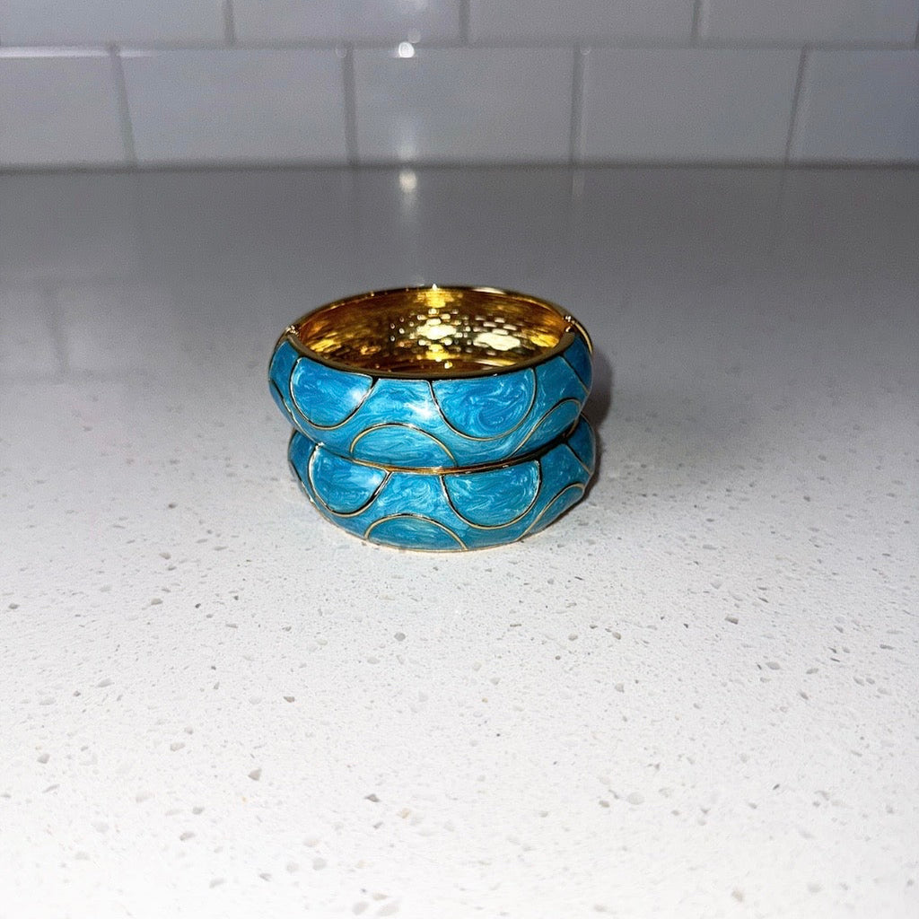 Blue Dot Bangle