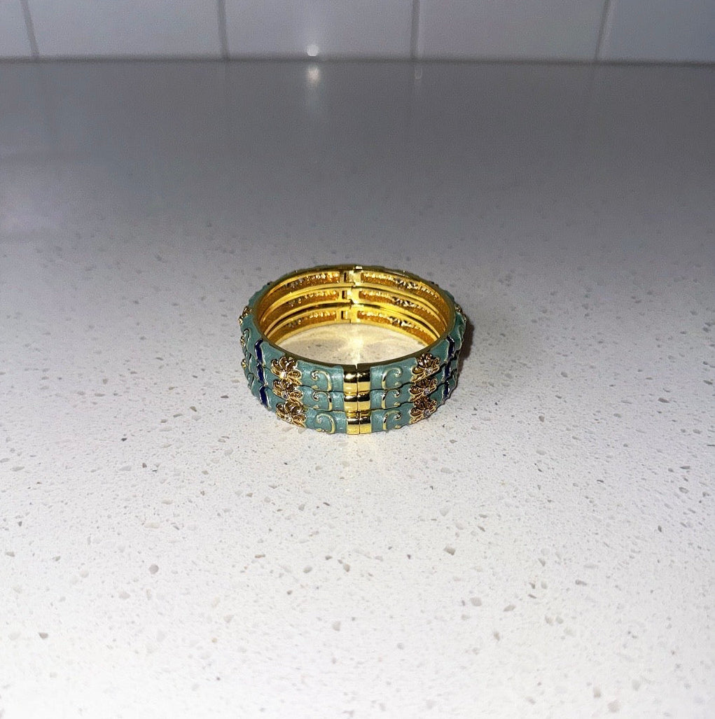 Light Blue Dynasty Bangle