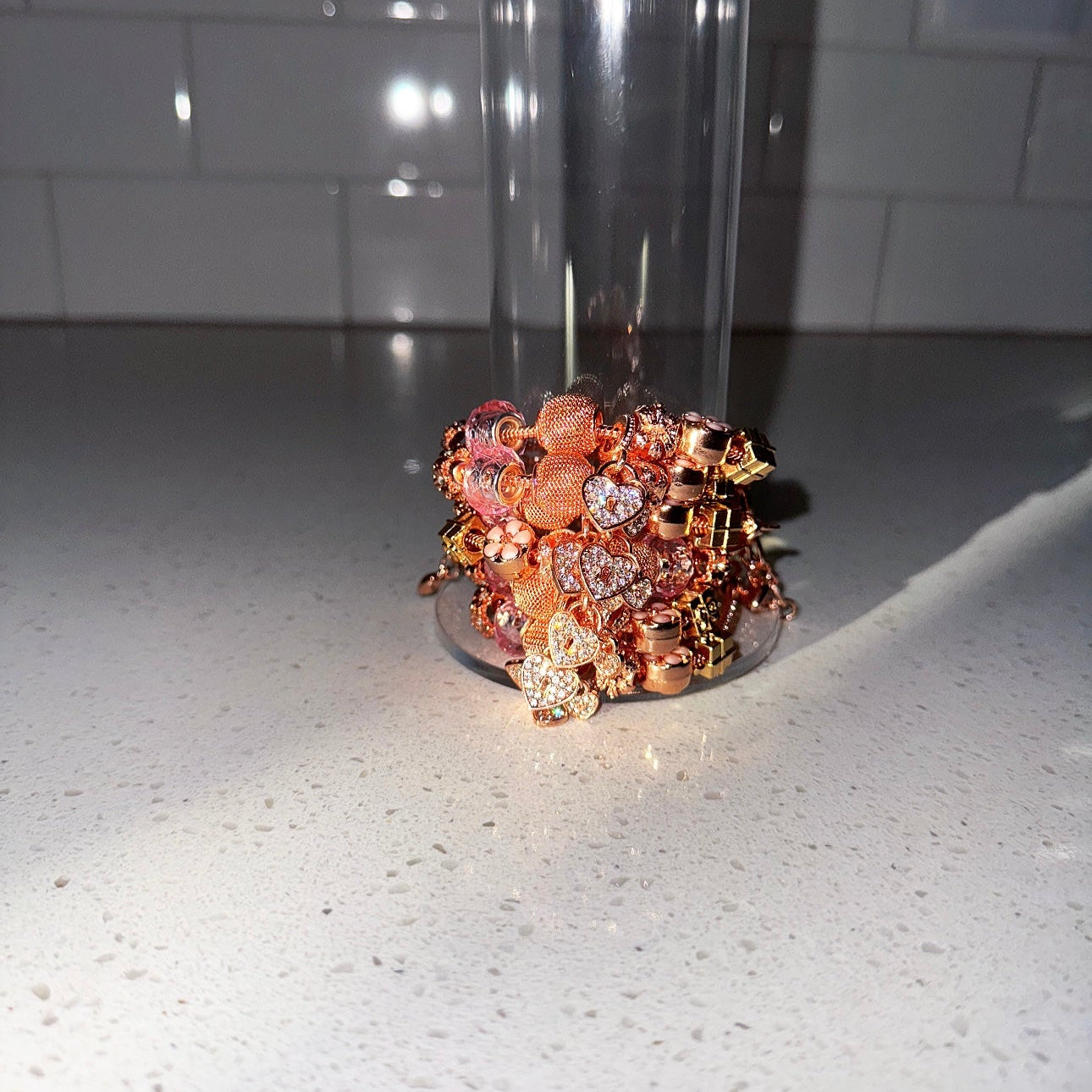 Rose Gold Charm Bracelet