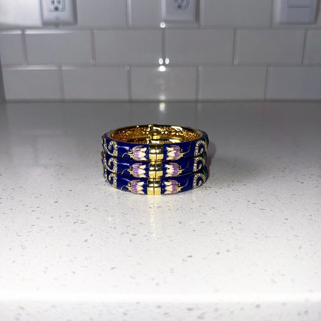 Dark Blue Royalty Bangle