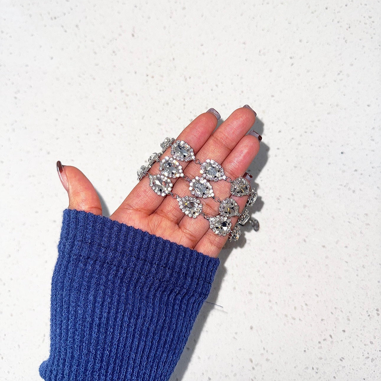 Silver Diamond Bracelet