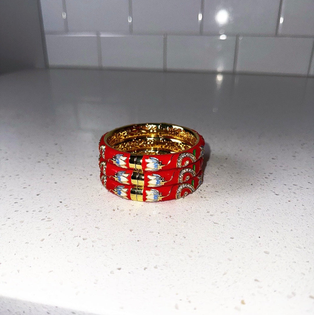 Red Royalty Bangle