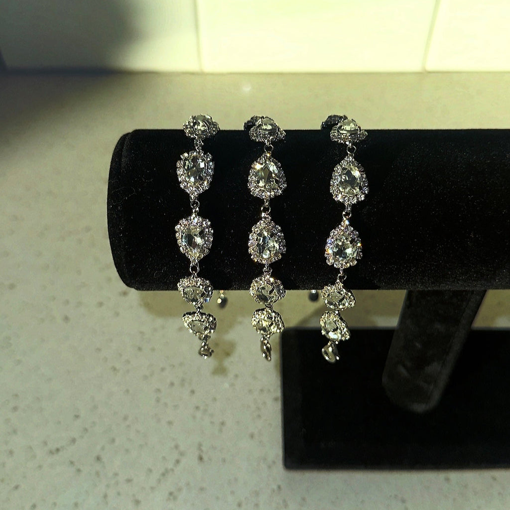 Silver Diamond Bracelet