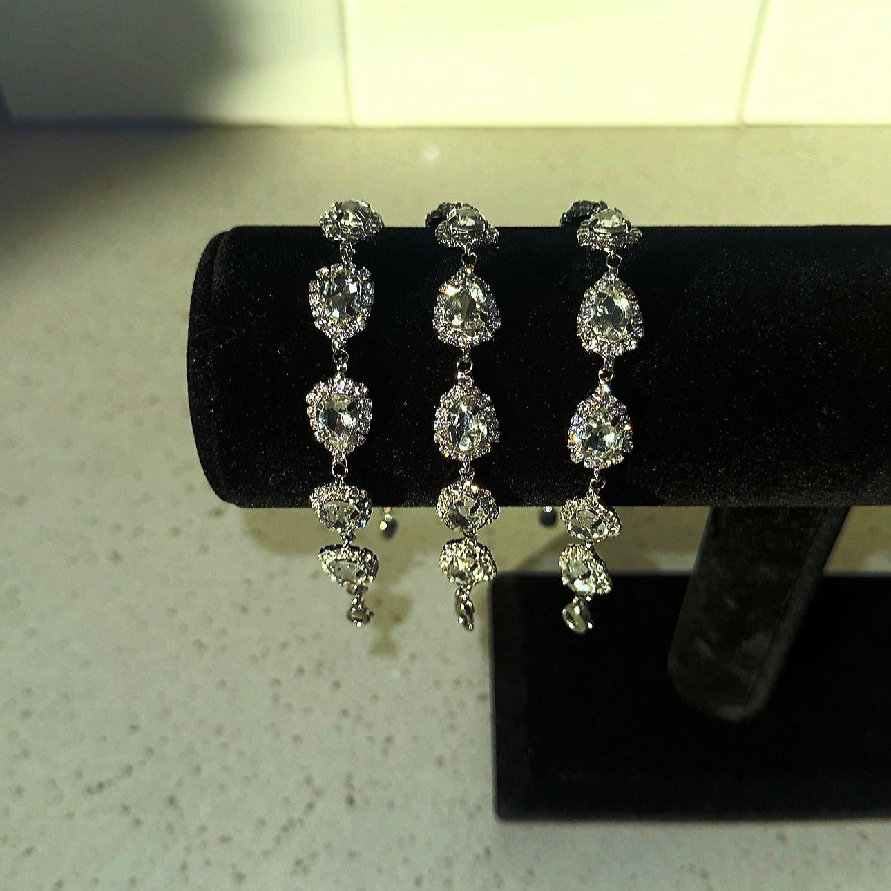 Silver Diamond Bracelet