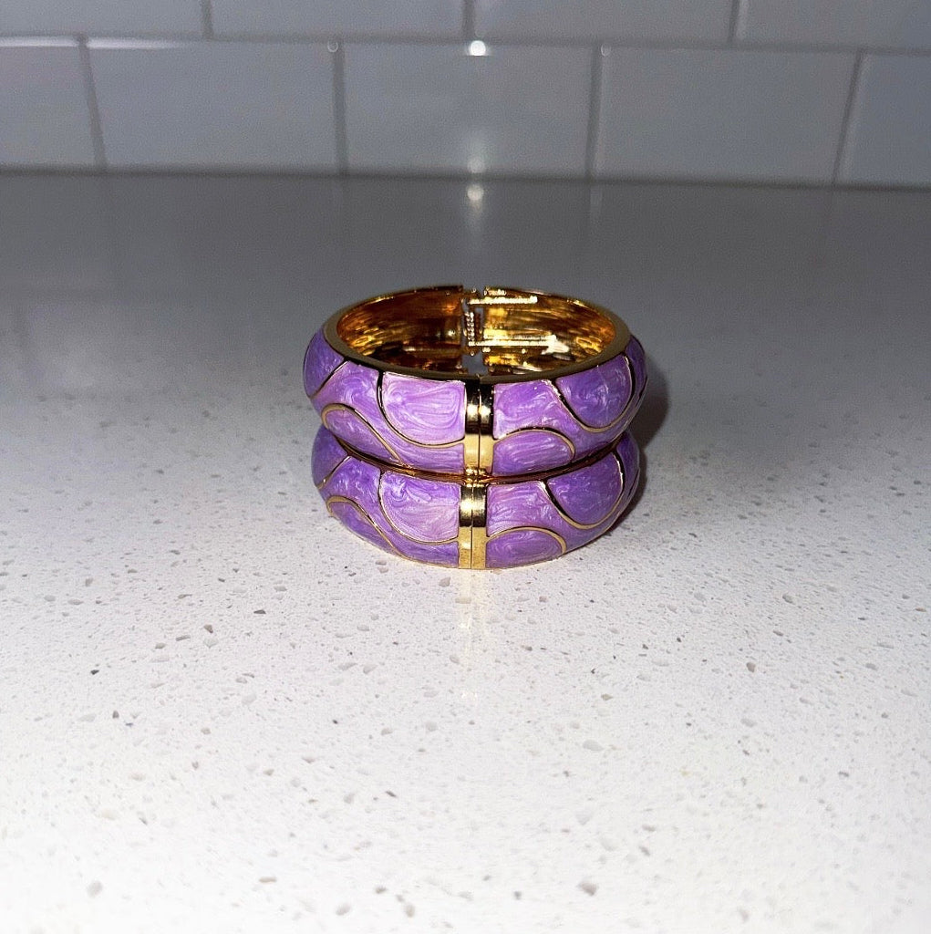 Purple Dot Bangle