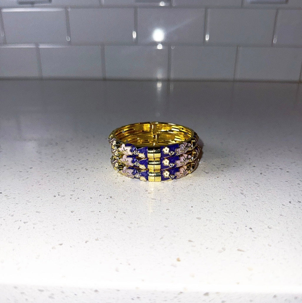 Purple Dynasty Bangle