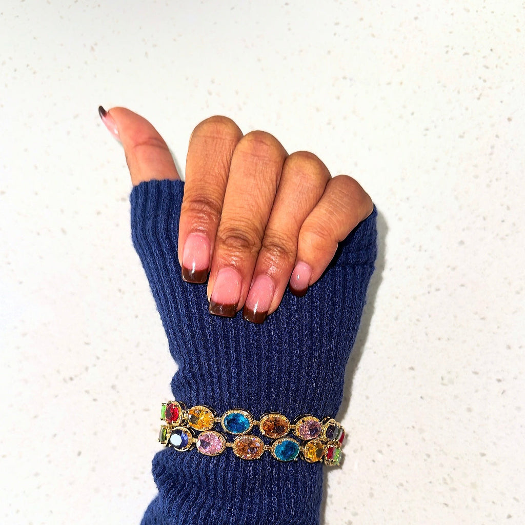 Gold Multi Colored Bracelet