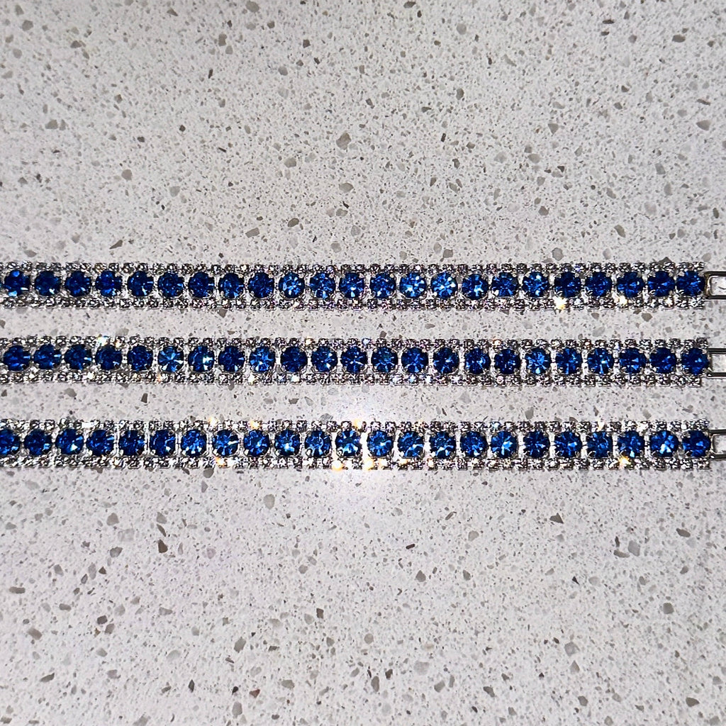 Silver and Blue Bracelet