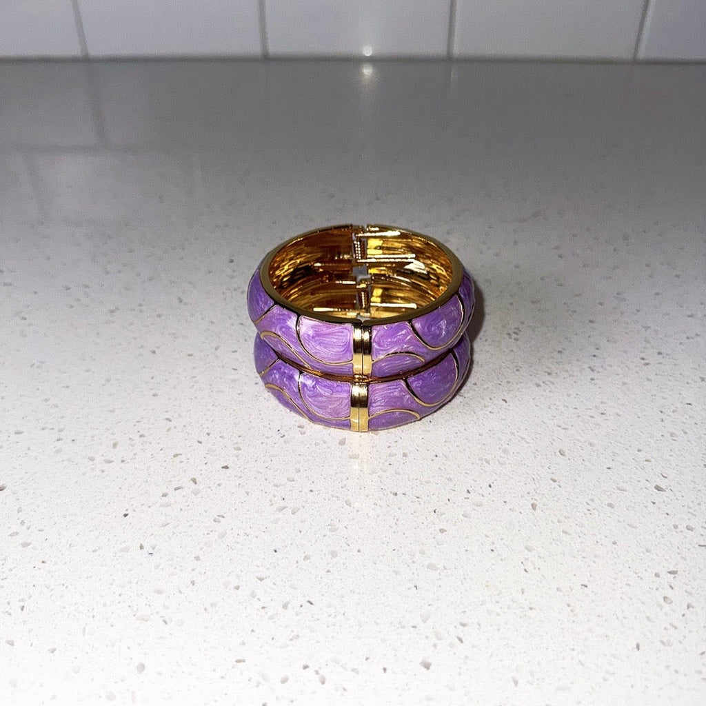 Purple Dot Bangle