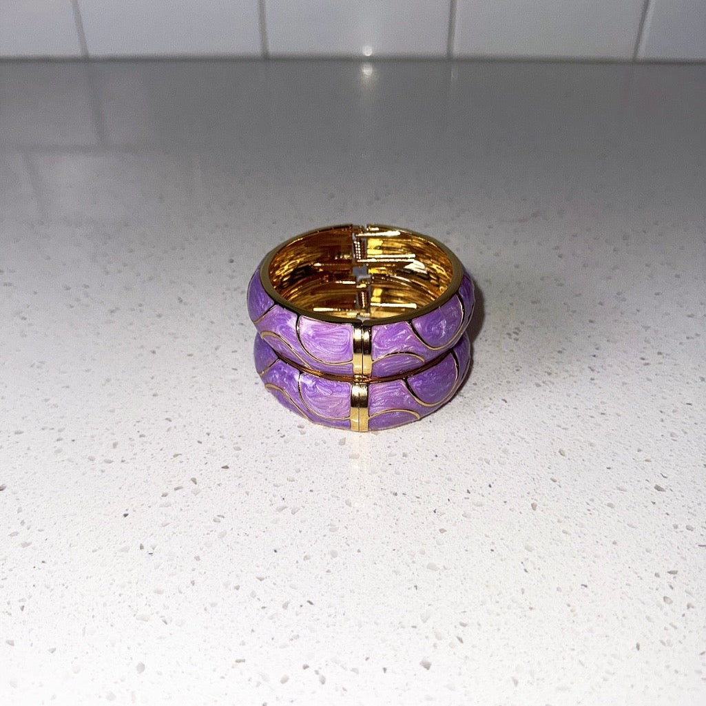 Purple Dot Bangle