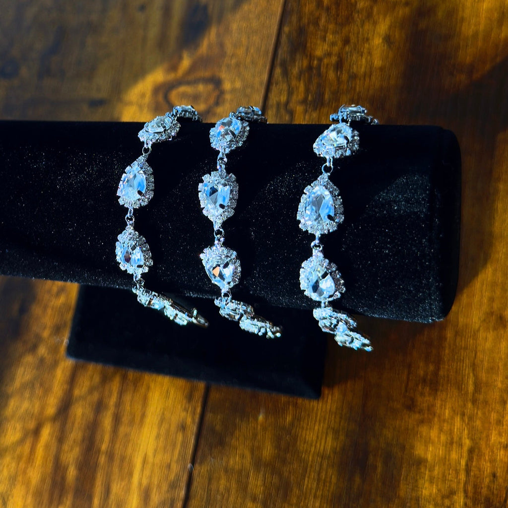 Silver Diamond Bracelet