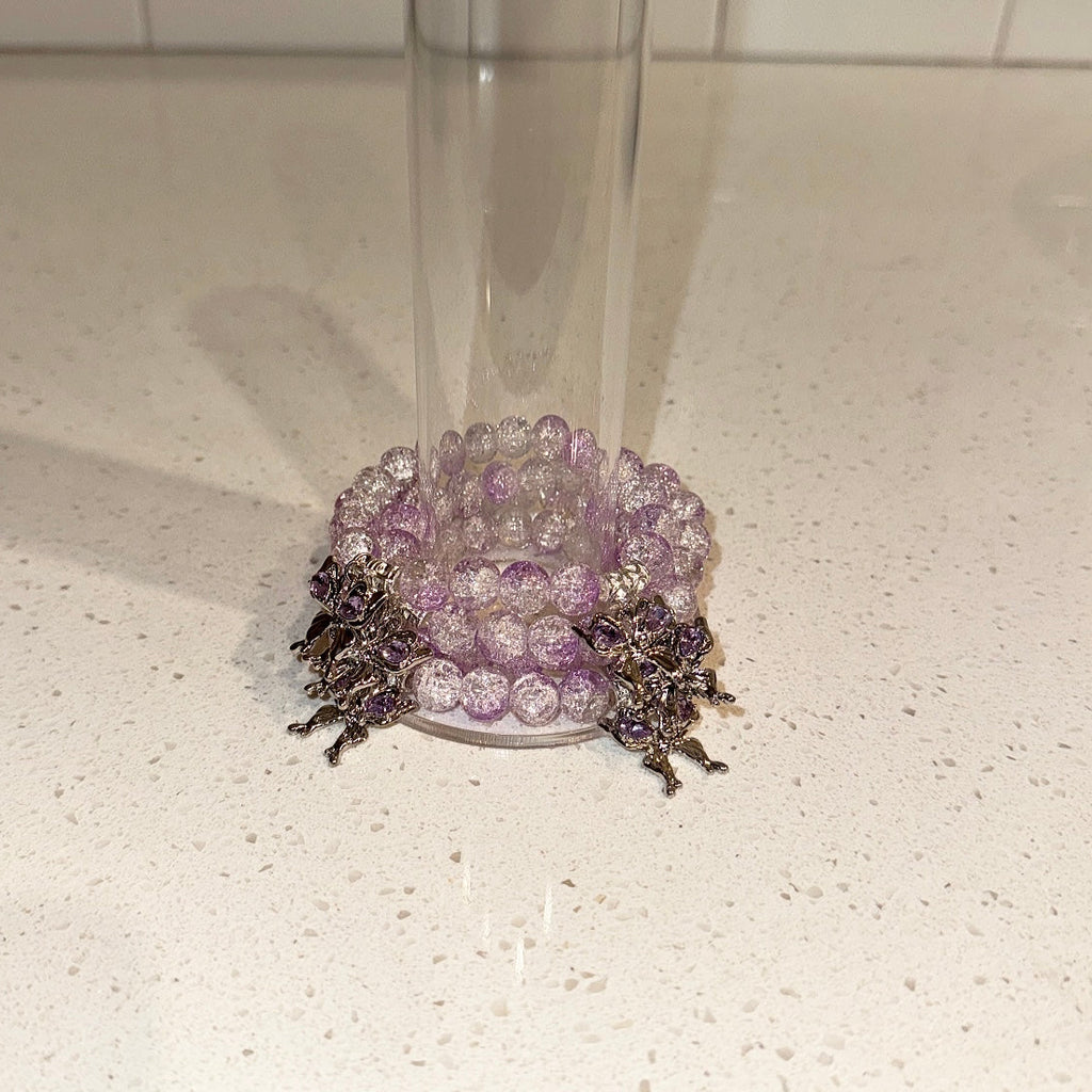 Purple Cackle Beaded