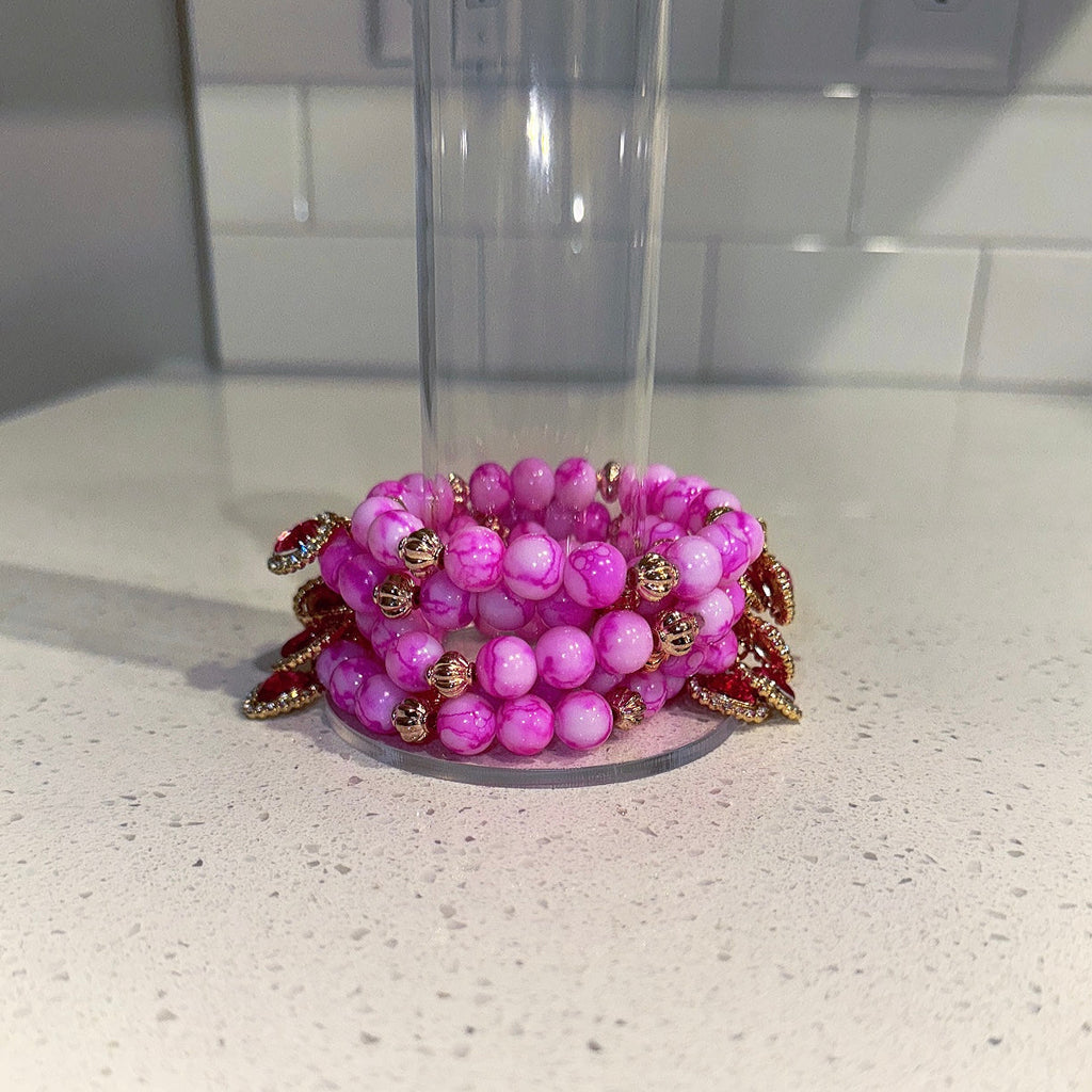 Rosé KISS Beaded