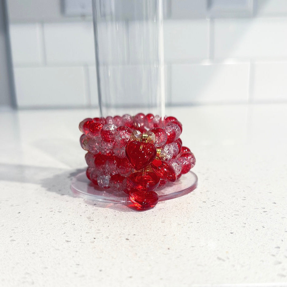 Crimson Valentine Beaded