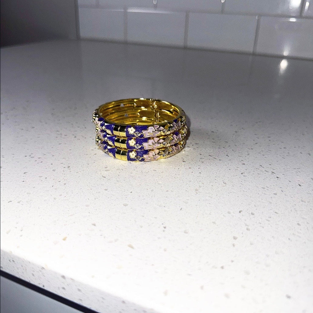 Purple Dynasty Bangle