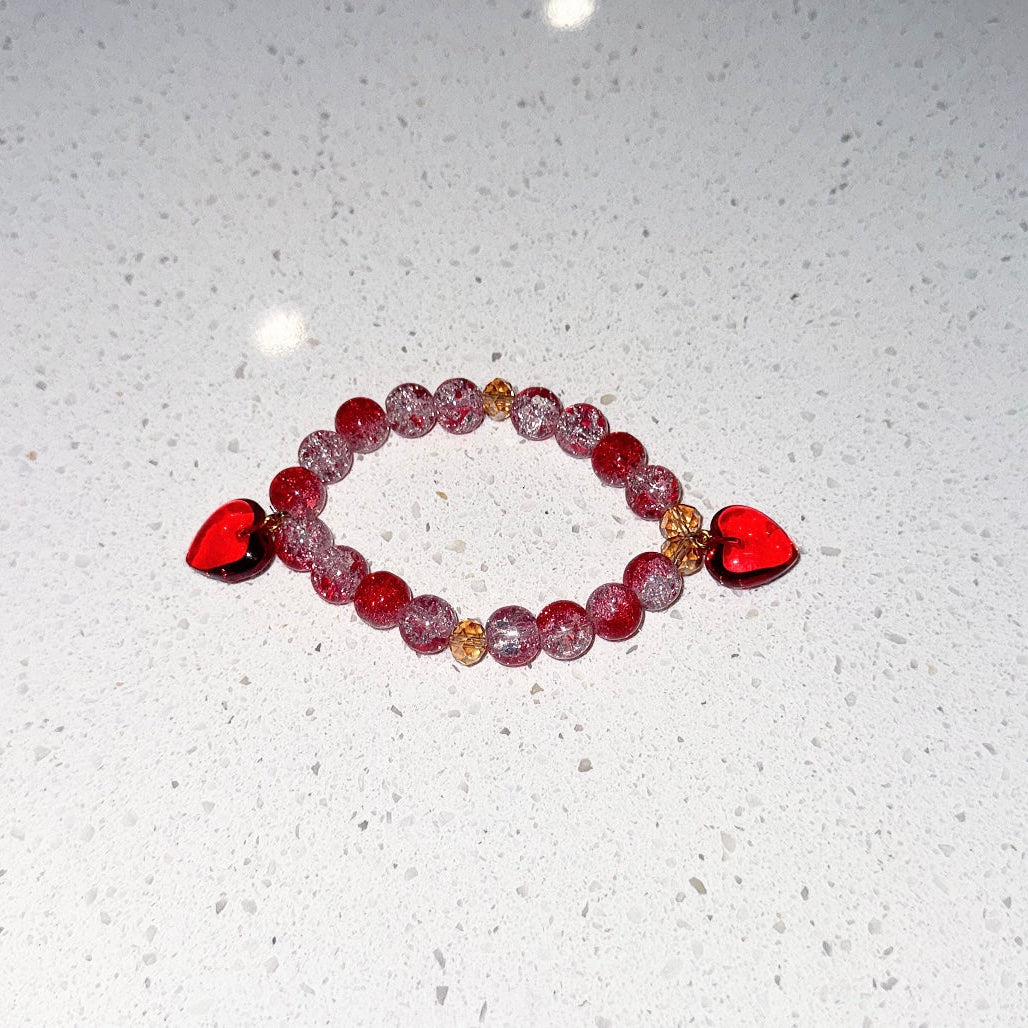 Crimson Valentine Beaded